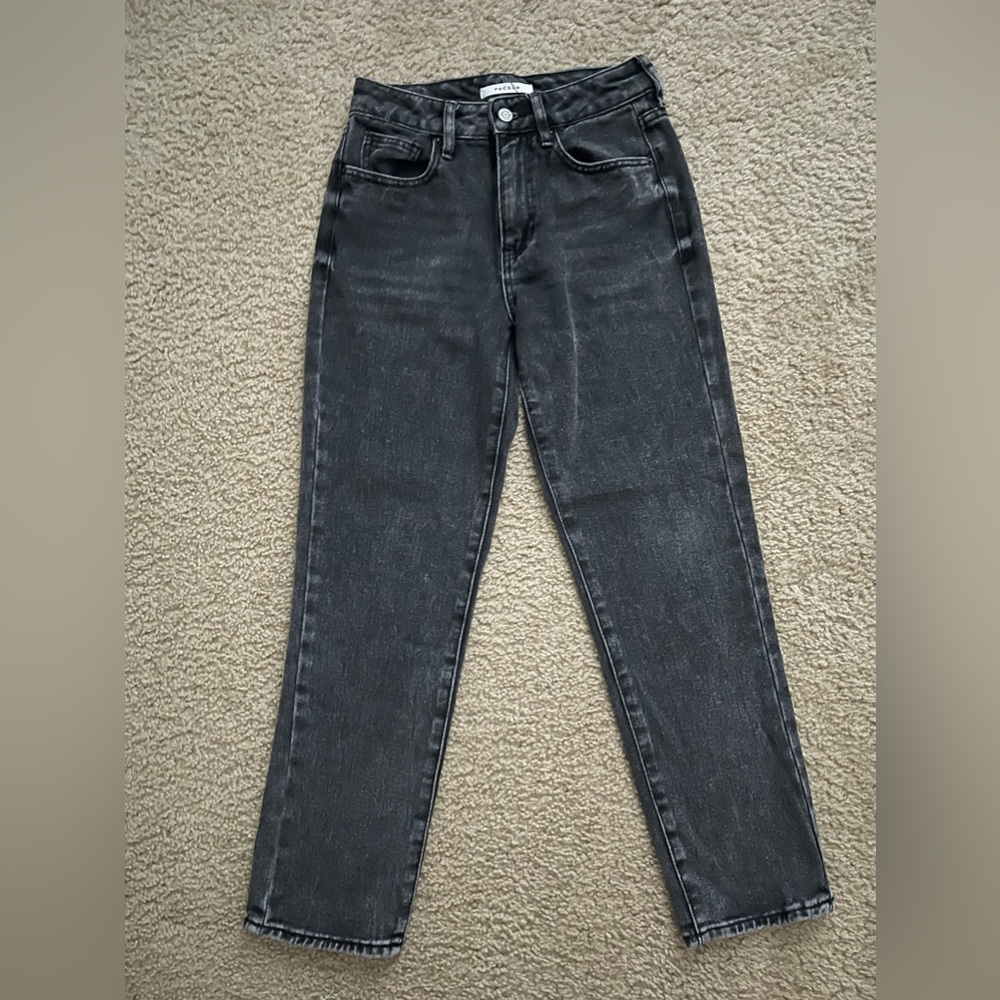 Pacsun black denim mom jeans